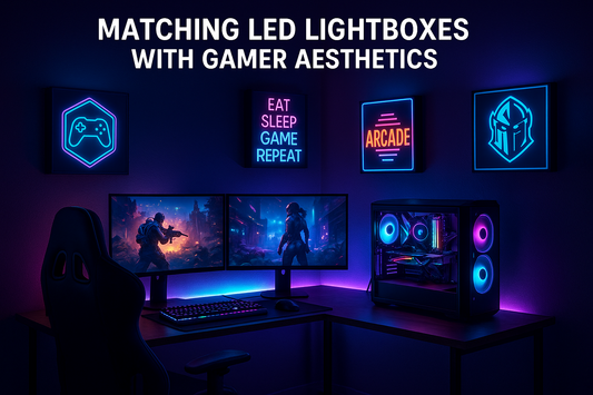 How to Match Your LED Lightbox with Your Room’s Aesthetic