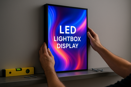 How to Install Your LED Lightbox for Maximum Visual Impact