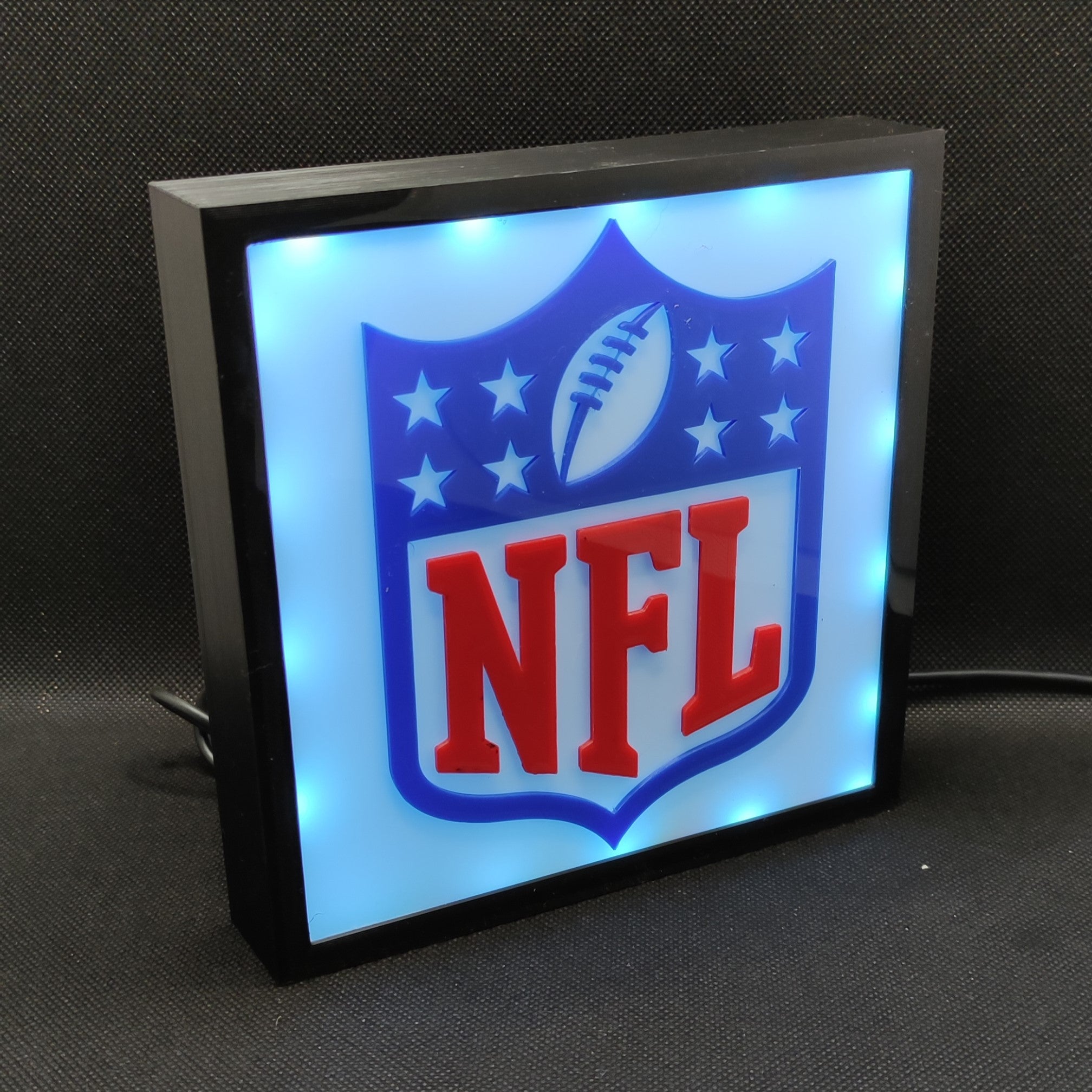 NFL National Football League Neon Led Lightbox RGB Lamp Gleam Layer