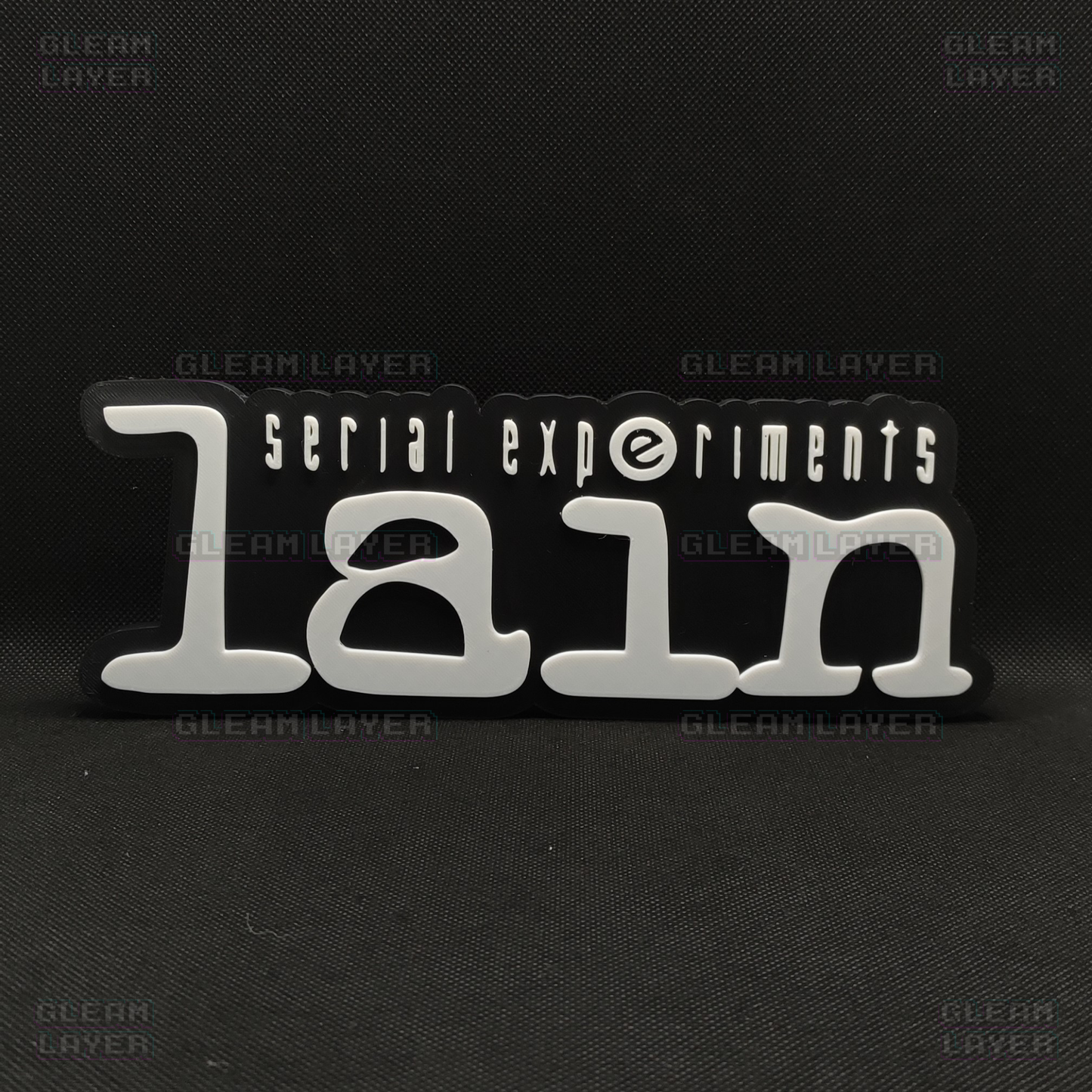 Serial Experiments Lain Japanese Anime 3D Sign