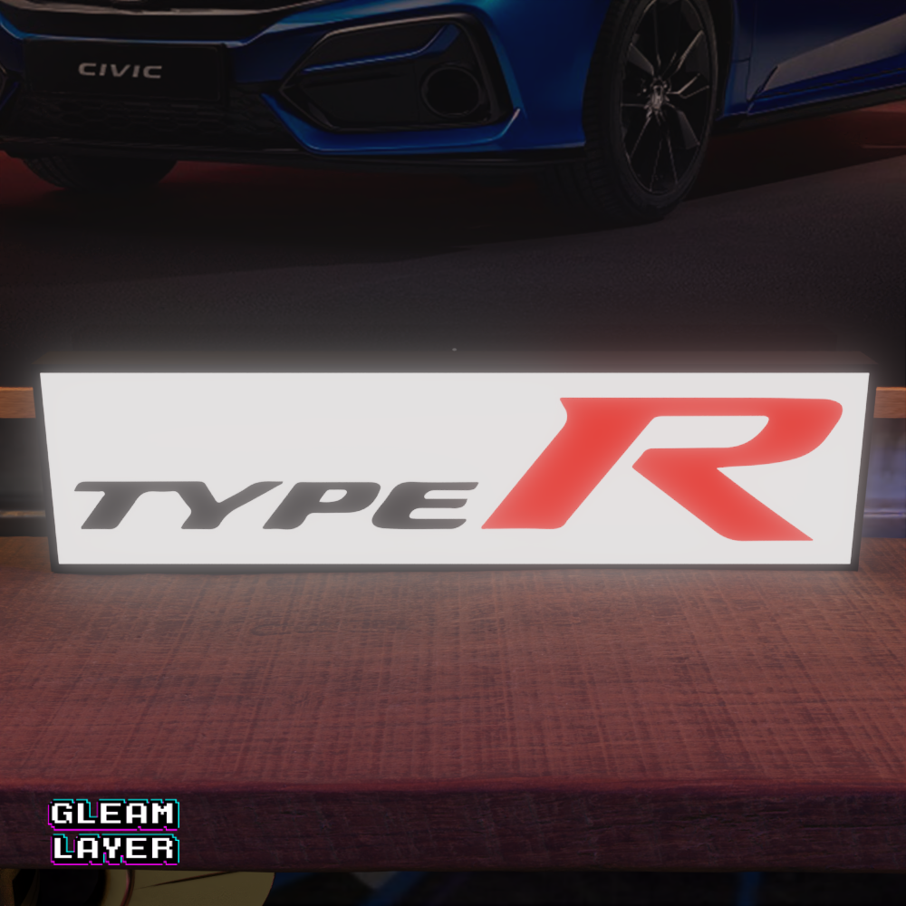 Honda Type R Logo Led RGB Light Sign
