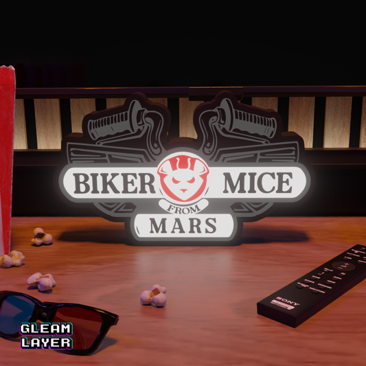 Biker Mice from Mars Led Light Sign