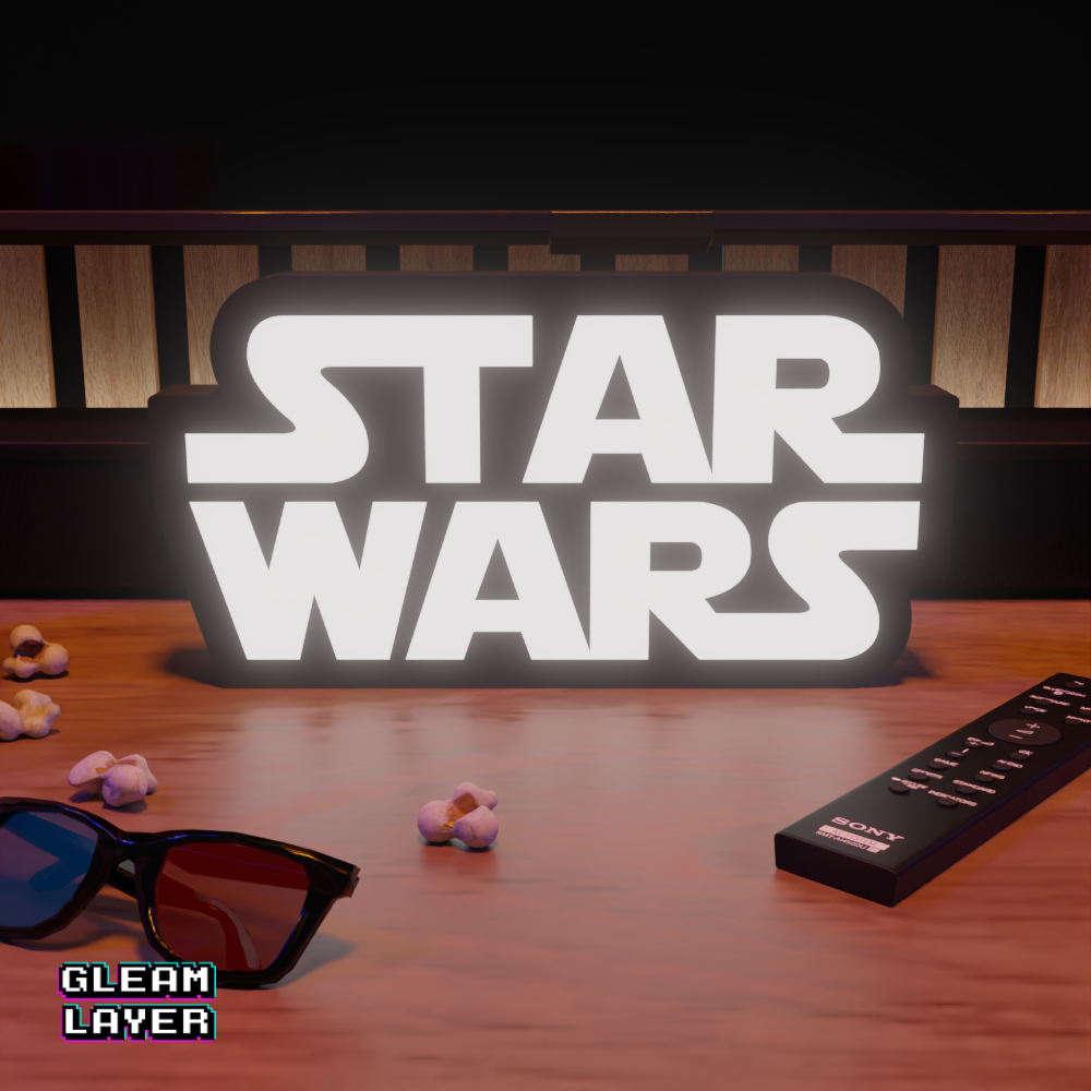 Star Wars Movie Led Light Sign