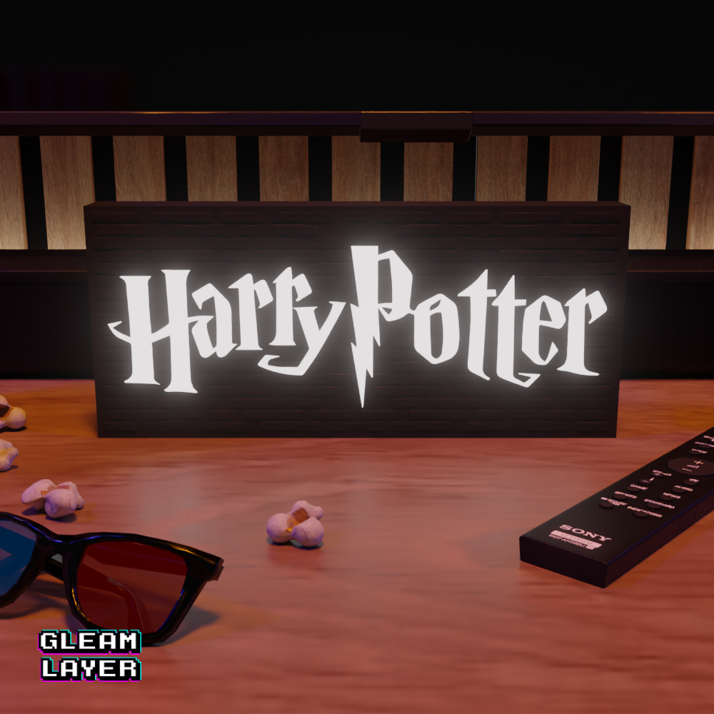 Harry Potter Led Light Rgb Sign