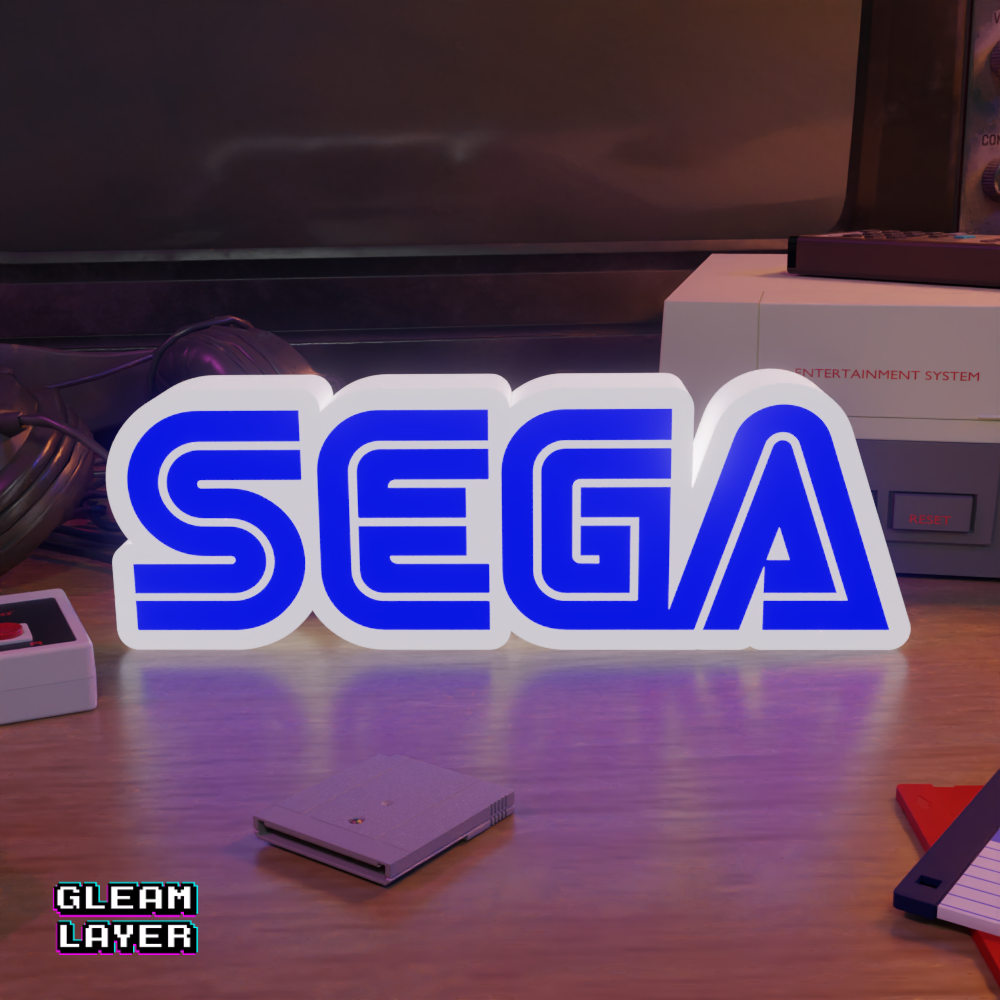 Sega Led Gaming Lightbox Rgb Light Sign