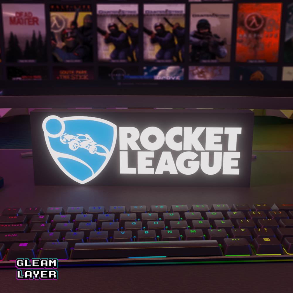 Rocket League Led Gaming Light Sign