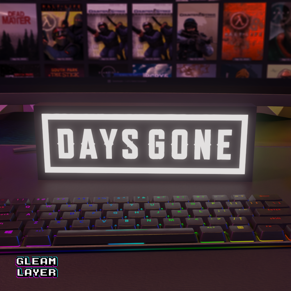 Days Gone Led Gaming Light Sign