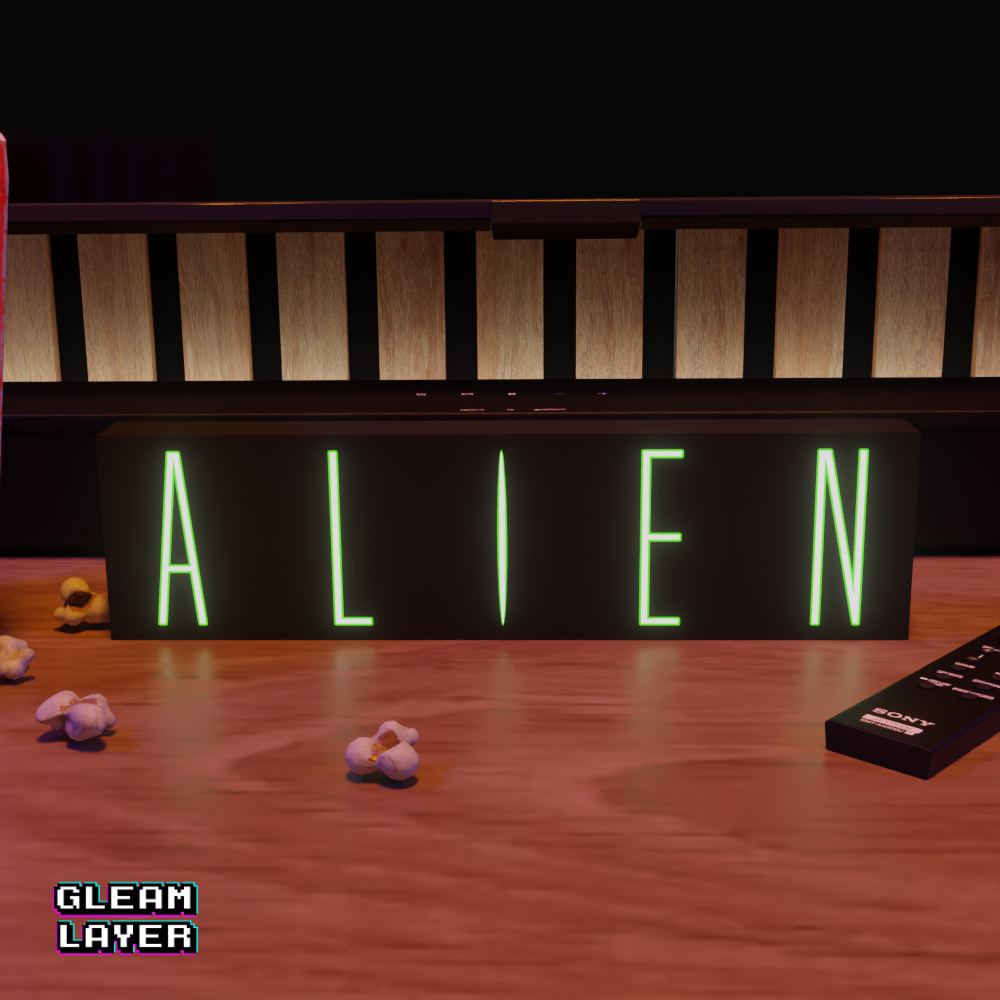 Alien Movie Led Light Sign