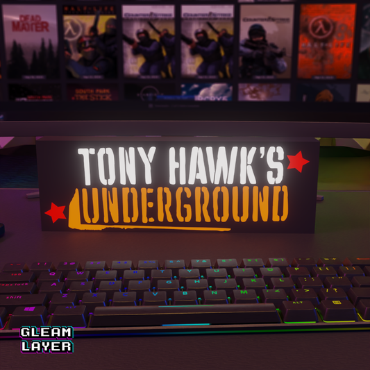 Tony Hawk's Underground Led Gaming Light Sign