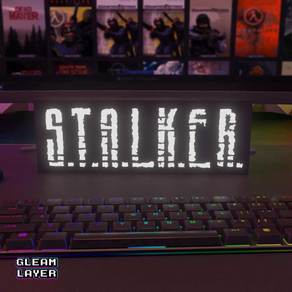 Stalker Led Gaming RGB Light Sign