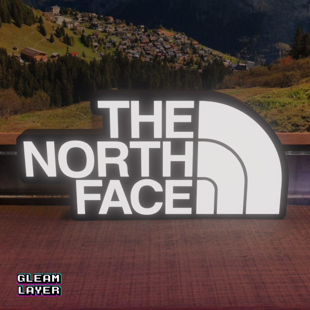The North Face Led RGB Light Sign