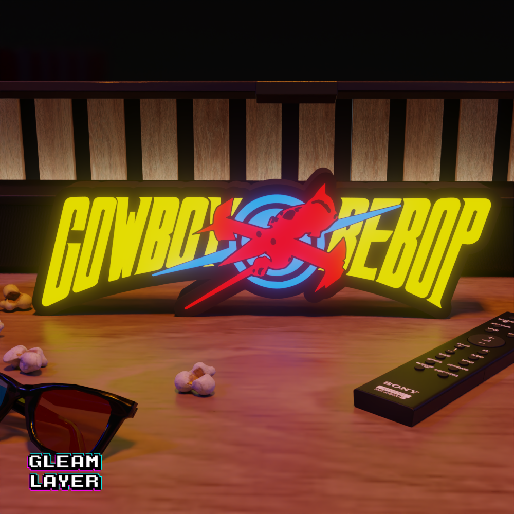 Cowboy Bebop Japanese Anime Led Light Sign