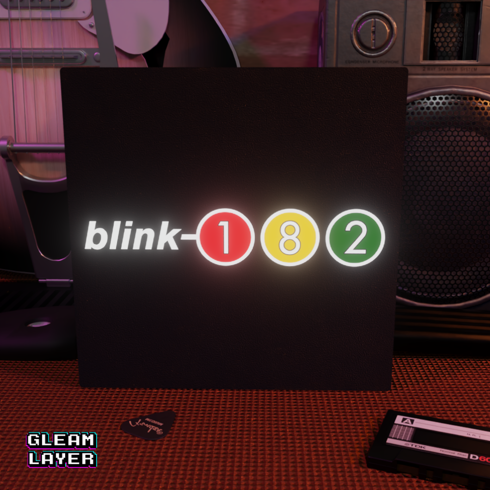 Blink 182 Cover Led RGB Light Sign