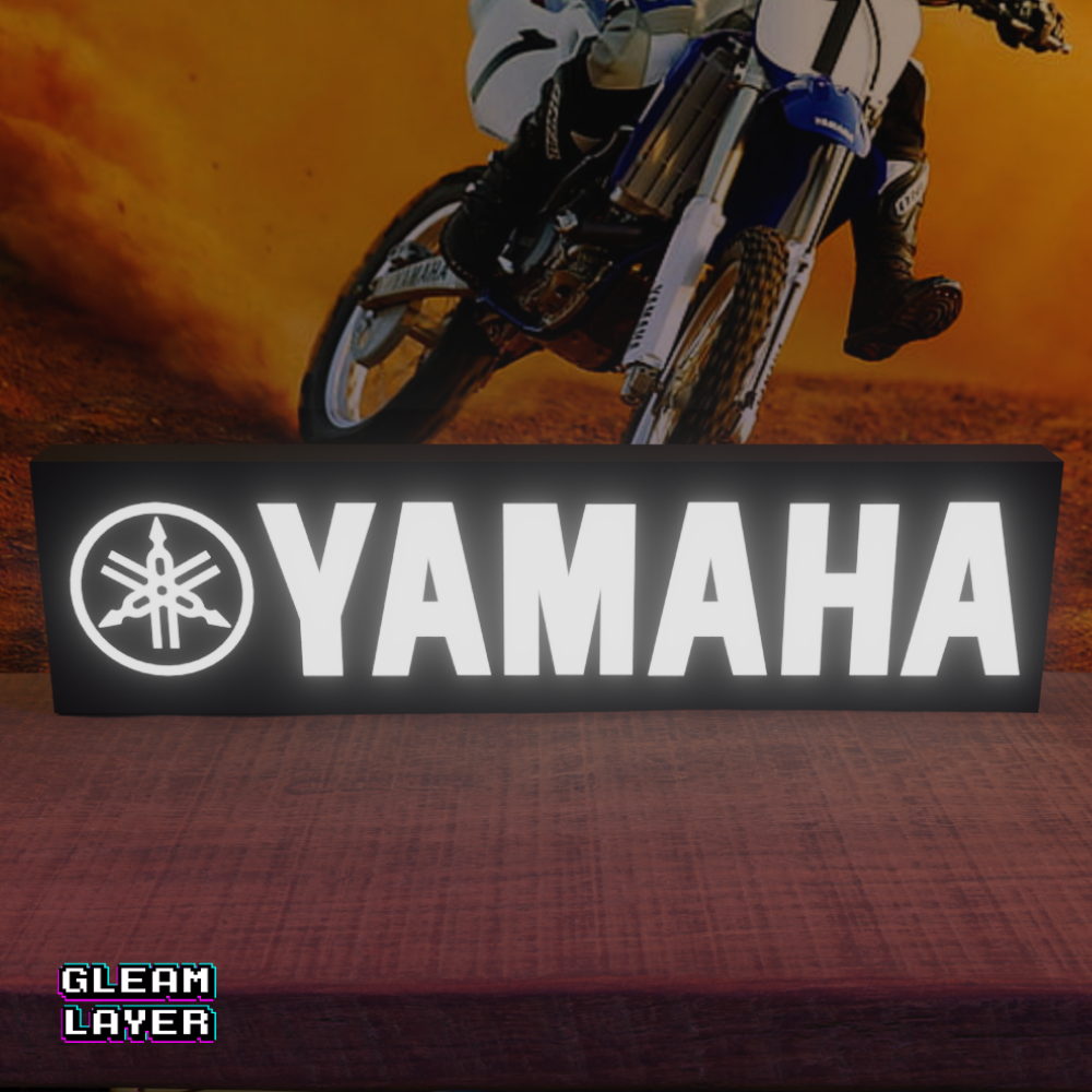 Yamaha Motorcycles Logo Led RGB Light Sign
