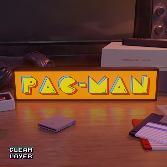 Pac-Man Retro Game Sign Led Gaming Lightbox RGB Lamp