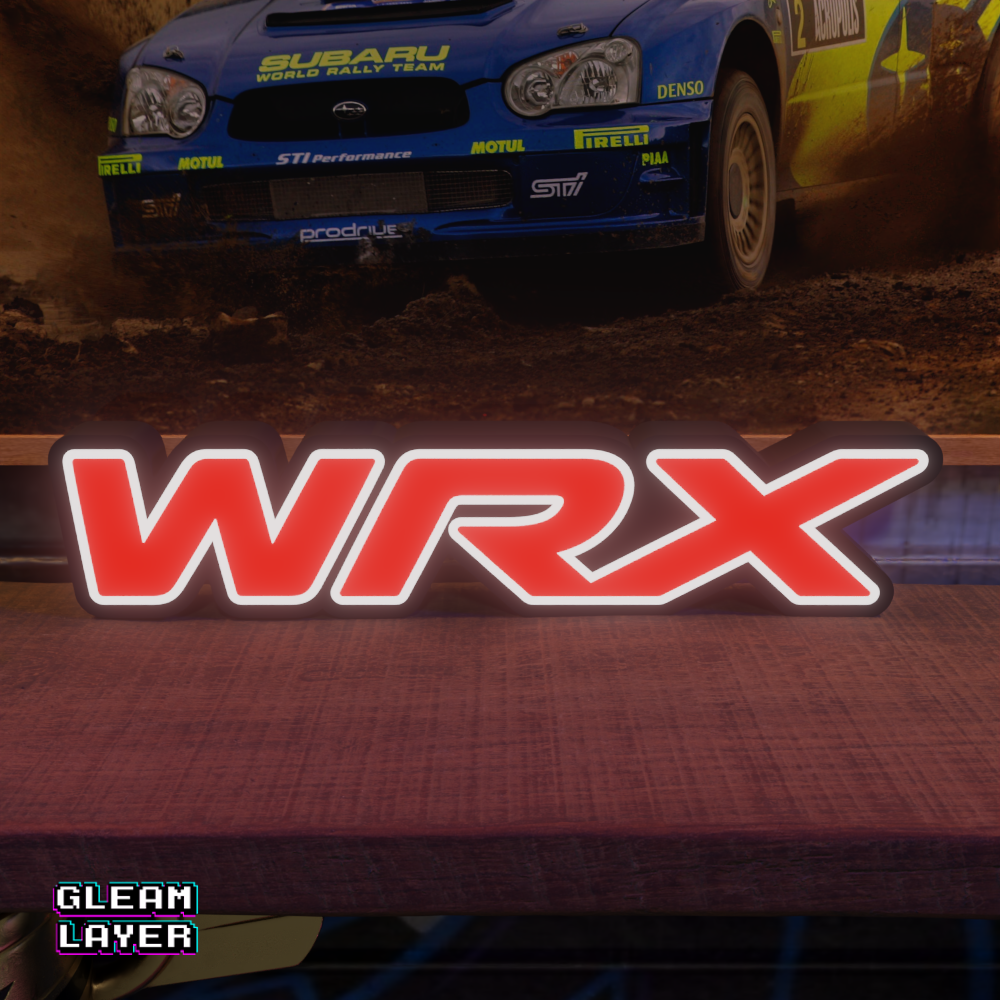 Subaru WRX Logo Led RGB Light Sign