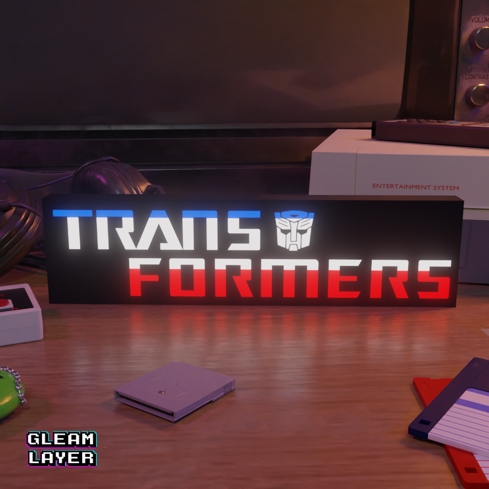 Transformers Led Retro RGB Light Sign