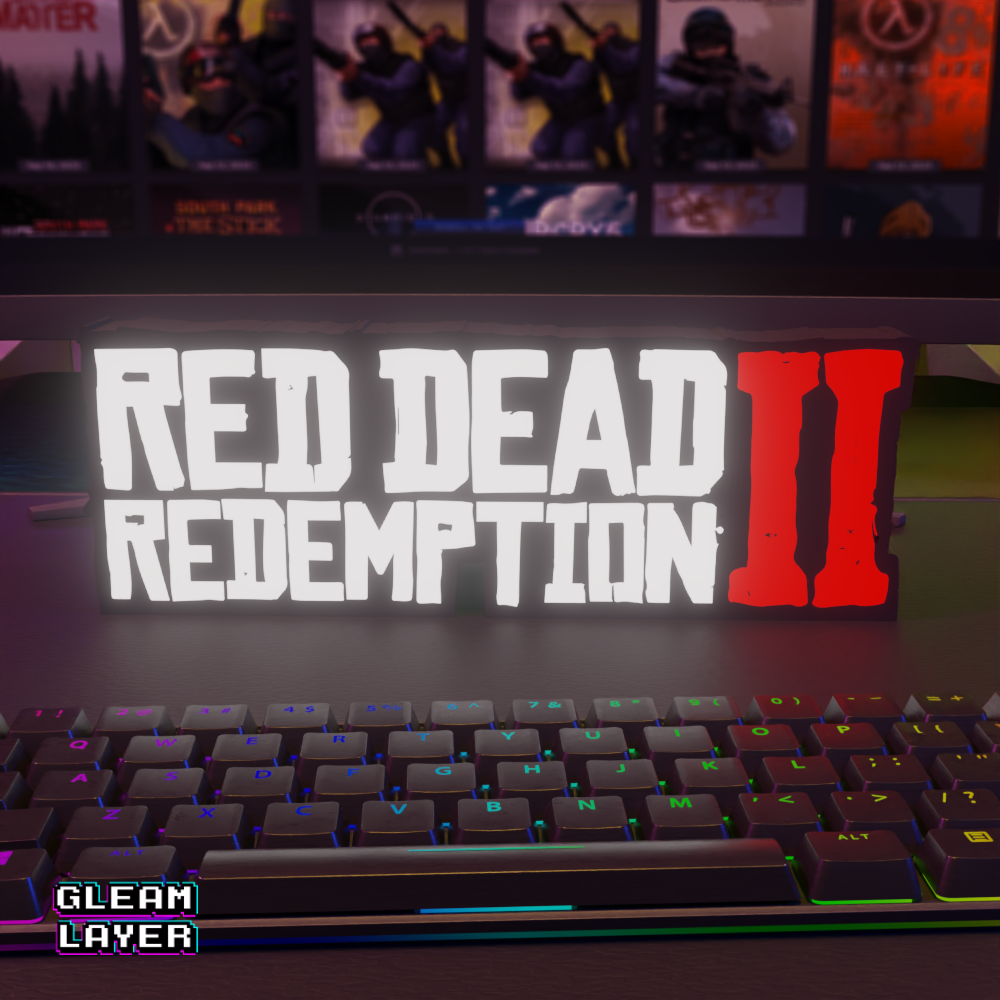 Red Dead Redemption 2 Led Gaming Light Sign