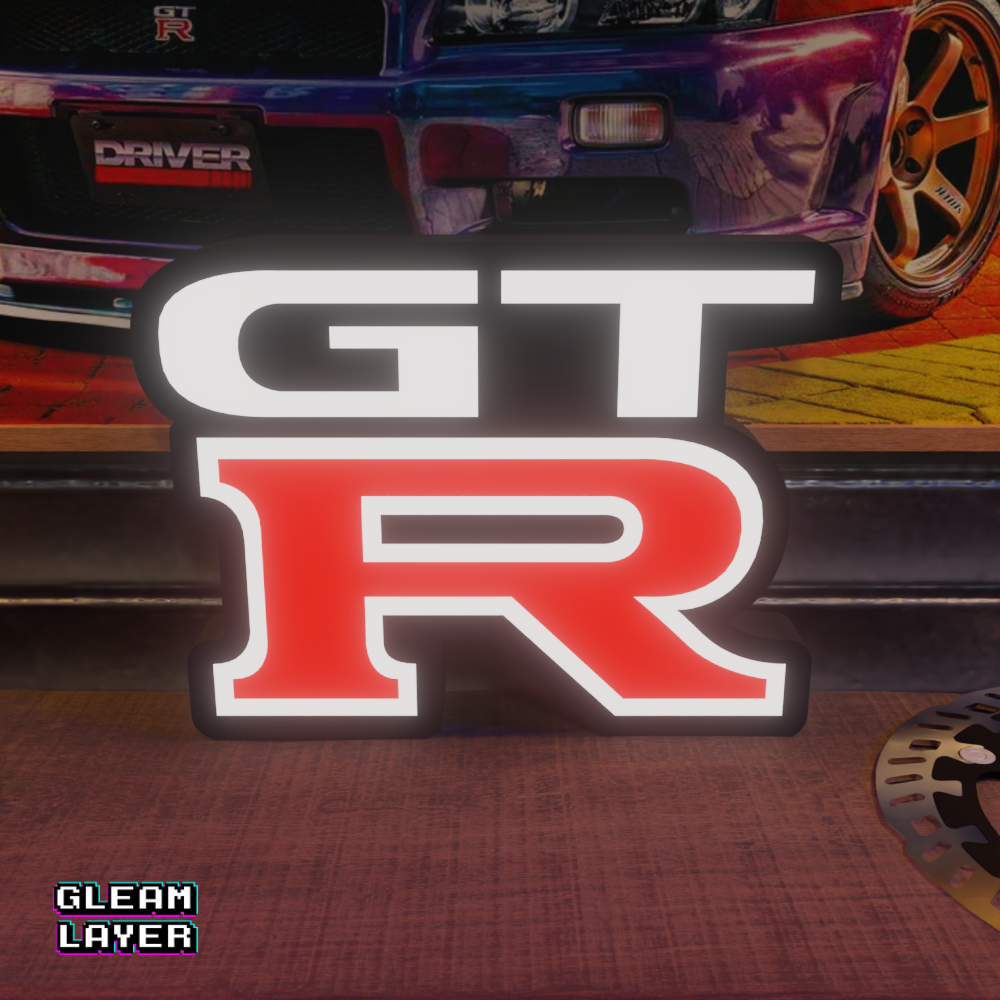 Nissan GTR Led Lightbox Rgb Light Sign