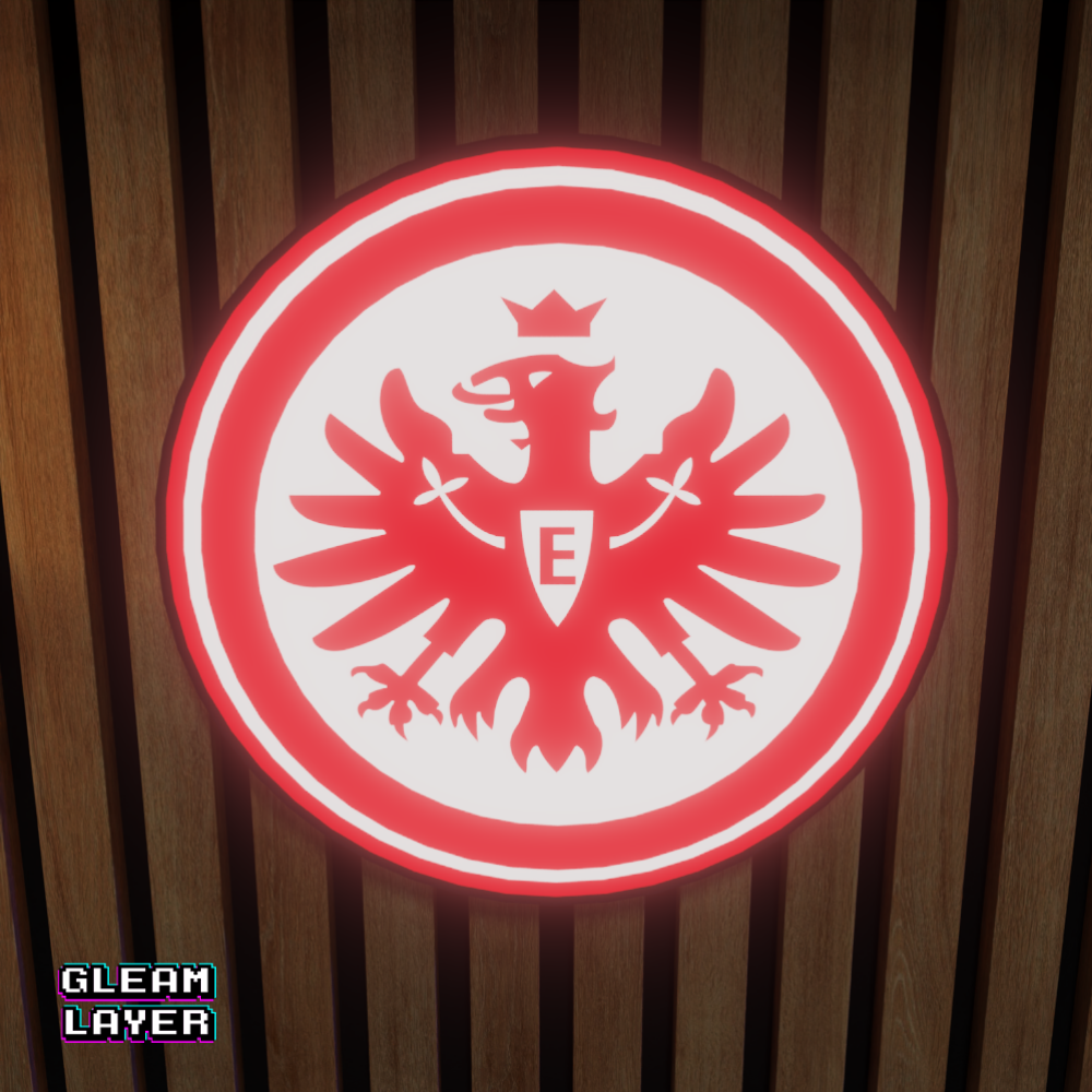 Eintracht Frankfurt Logo Led RGB Wall Display Light Sign