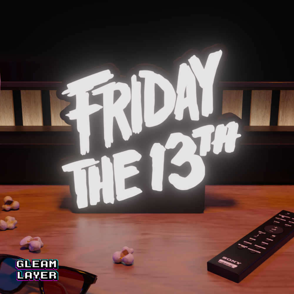 Friday the 13th Movie Led Light Sign