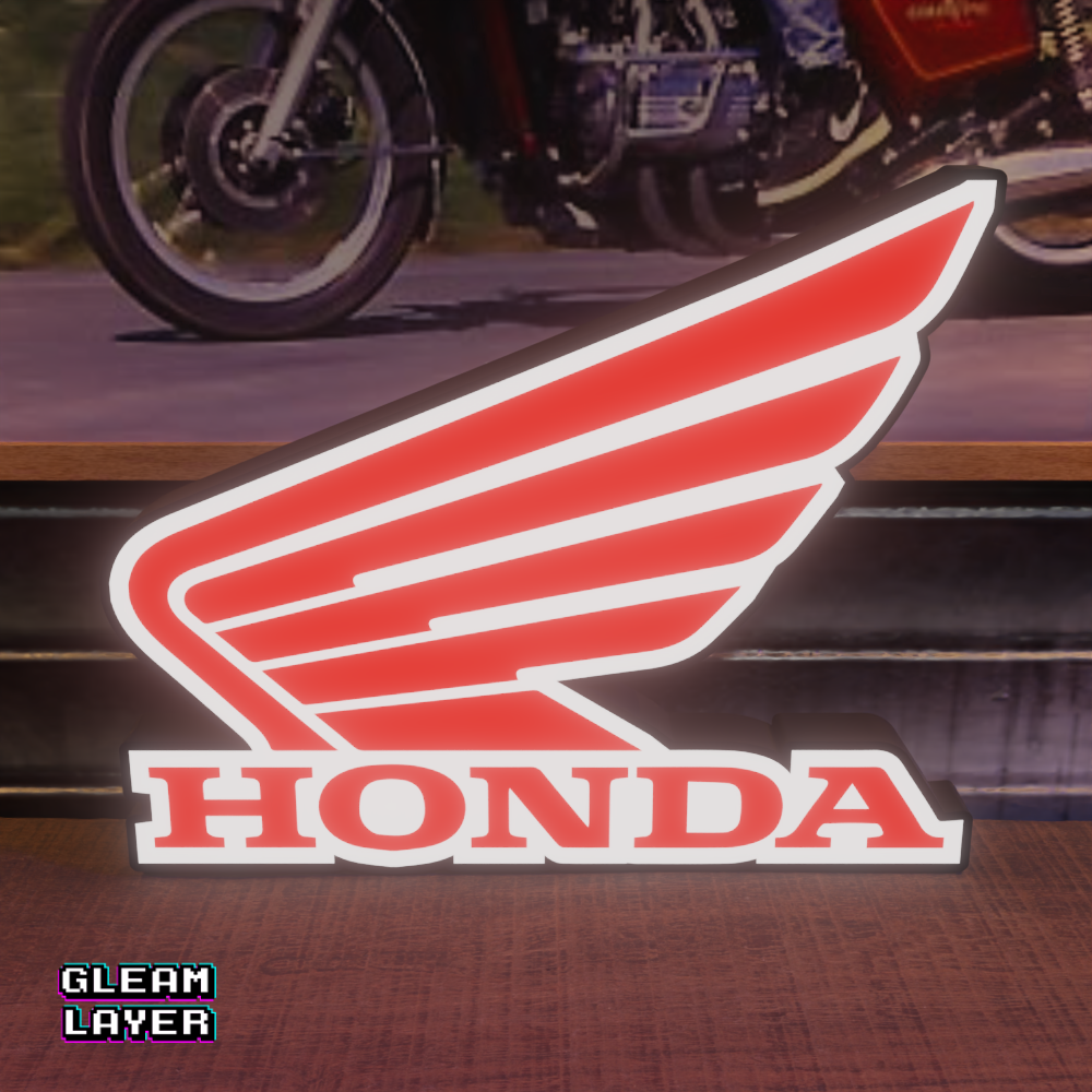 Honda Motorcycles Logo Led RGB Light Sign
