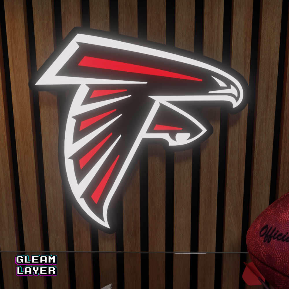 Atlanta Falcons Led Light Box NFC Team NFL National Football League Display Sign