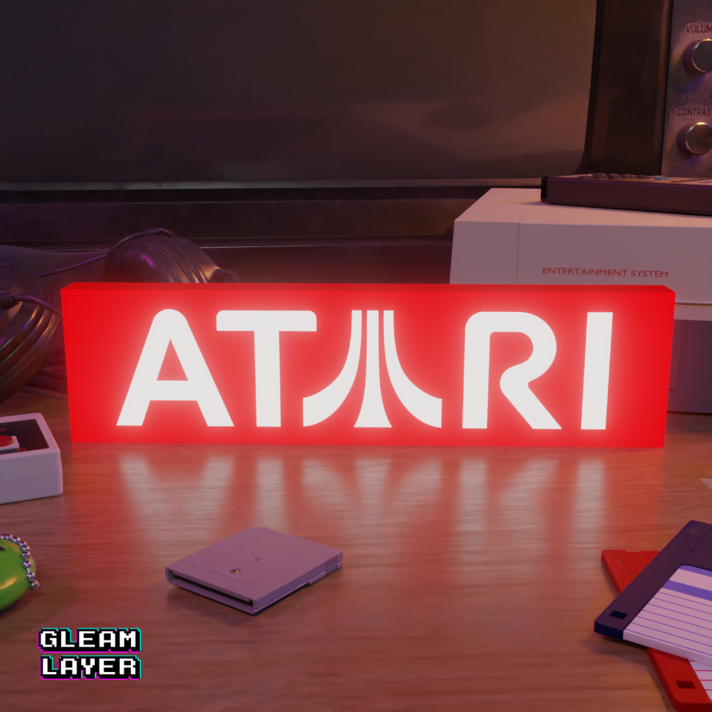 Atari Logo Led RGB Light Sign