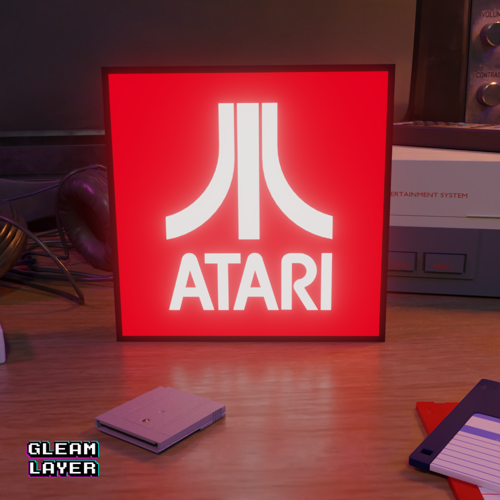 Atari Logo Led Gaming Light Sign