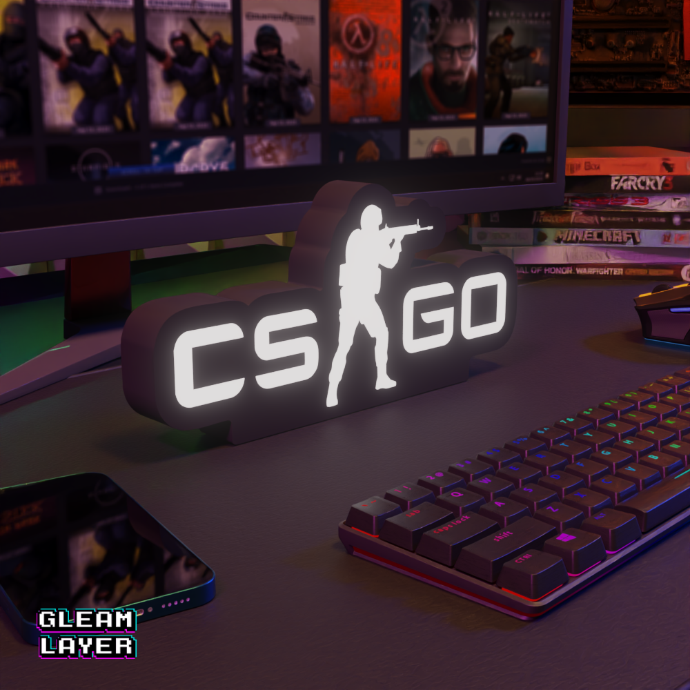 CSGO Counter-Strike: Global OffensiveLed Gaming Light Sign