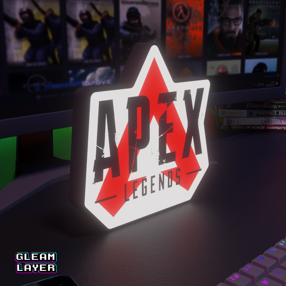 Apex Legends Led Gaming Logo Light Sign