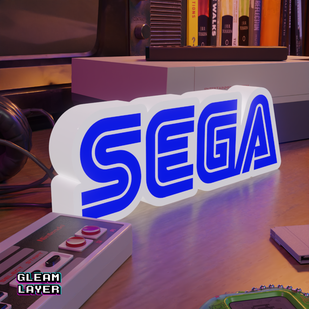 Sega Led Gaming Lightbox Rgb Light Sign