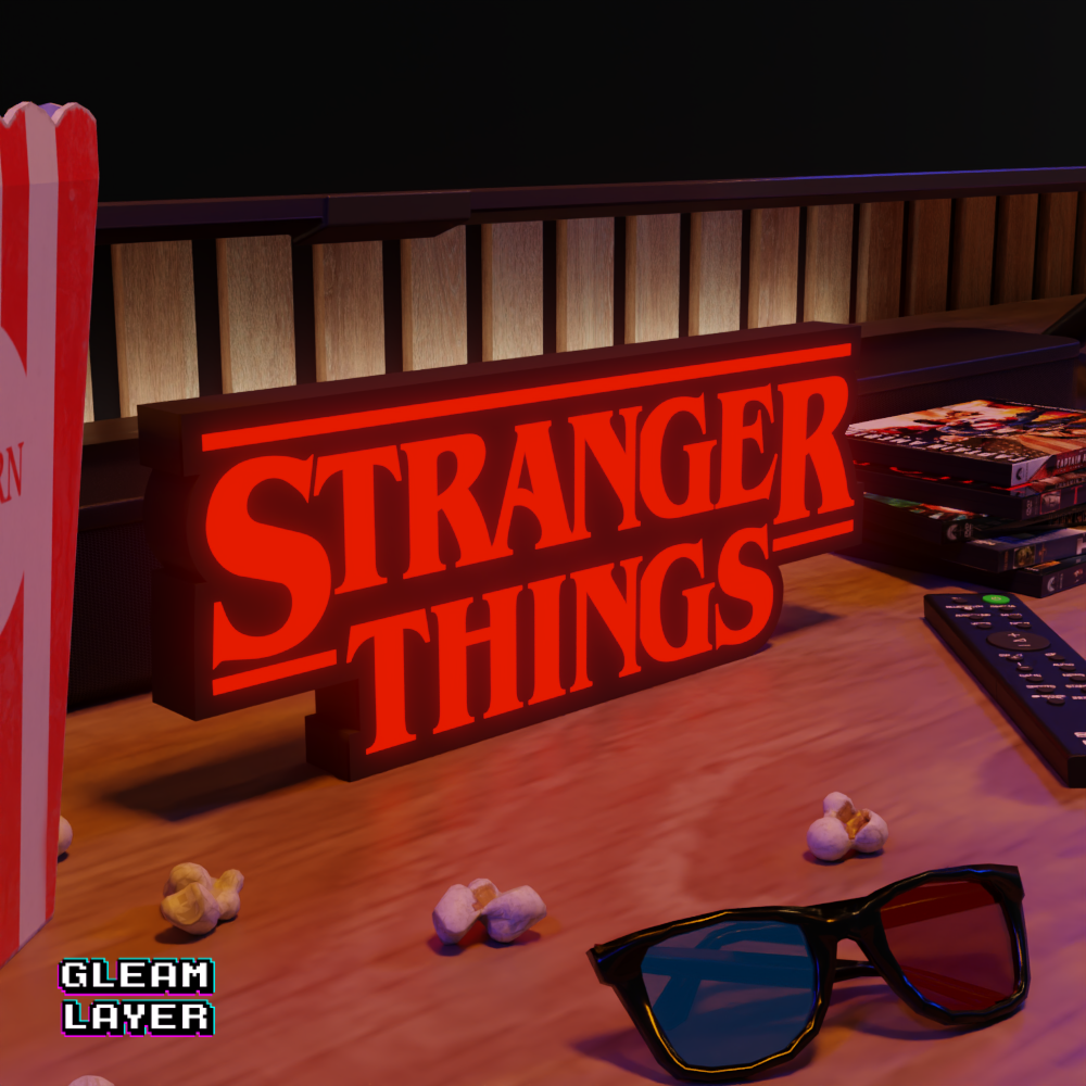 Stranger Things TV Show Led Light Sign