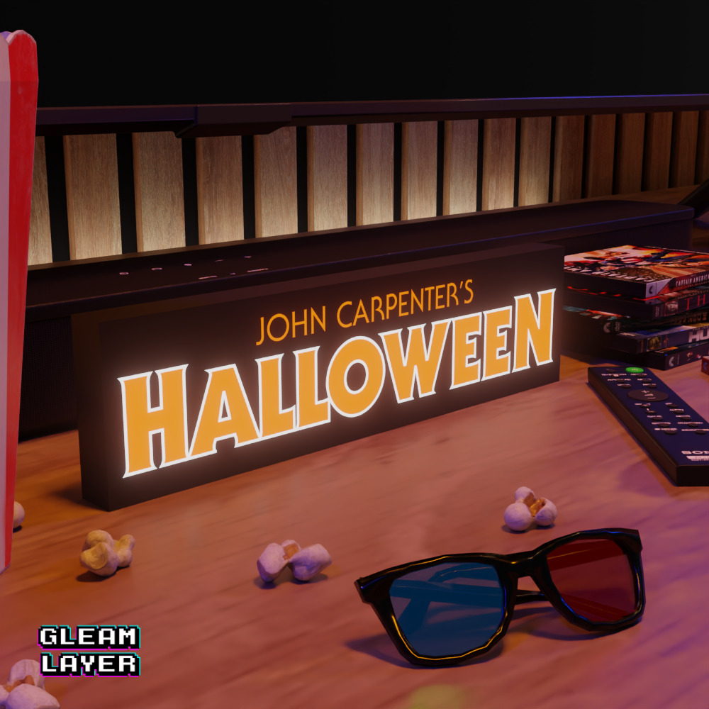 John Carpenter's Halloween Movie Led Light Sign