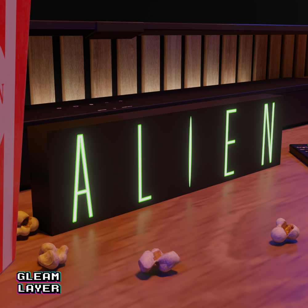 Alien Movie Led Light Sign