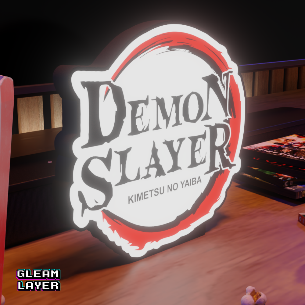 Demon Slayer: Kimetsu no Yaiba Japanese Anime Led Light Sign