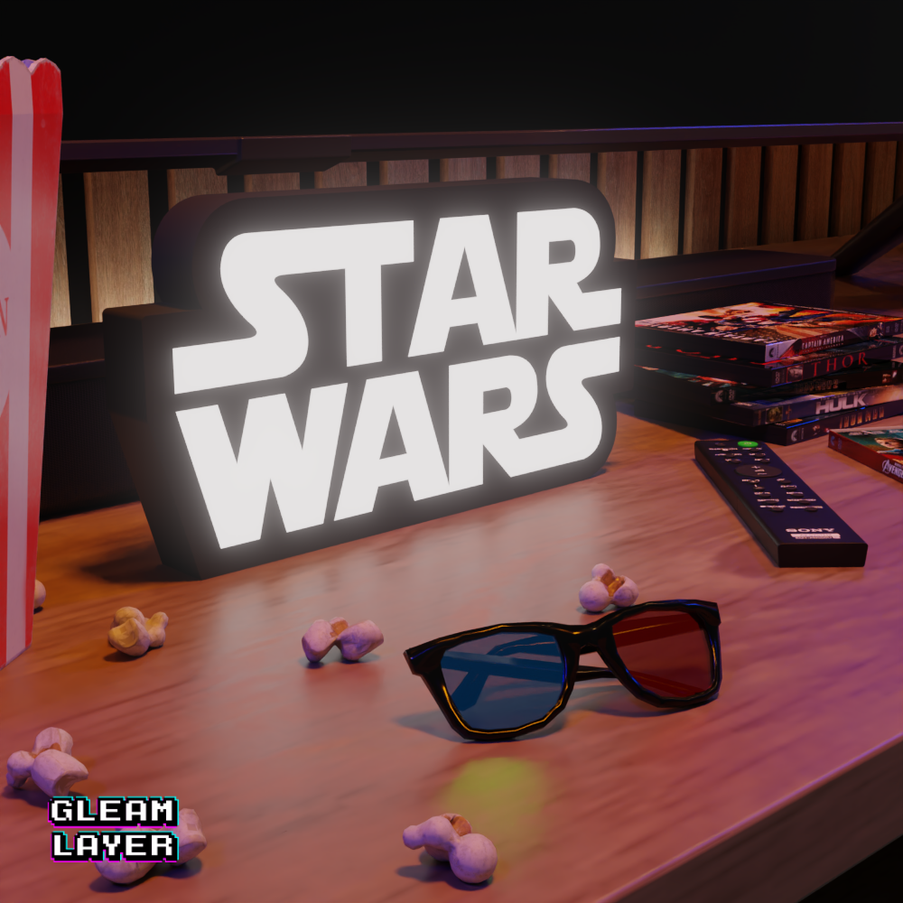 Star Wars Movie Led Light Sign