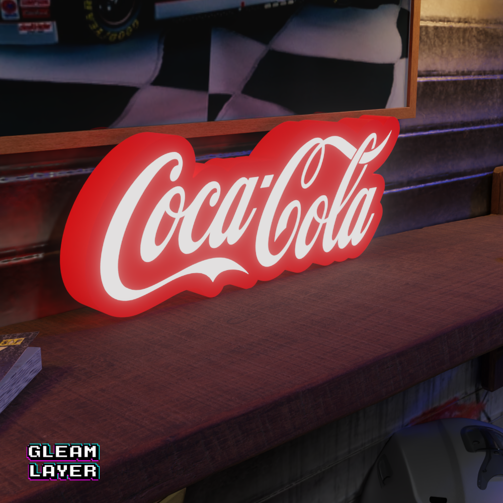 Coca-Cola Red LED Light RGB Sign Lightbox