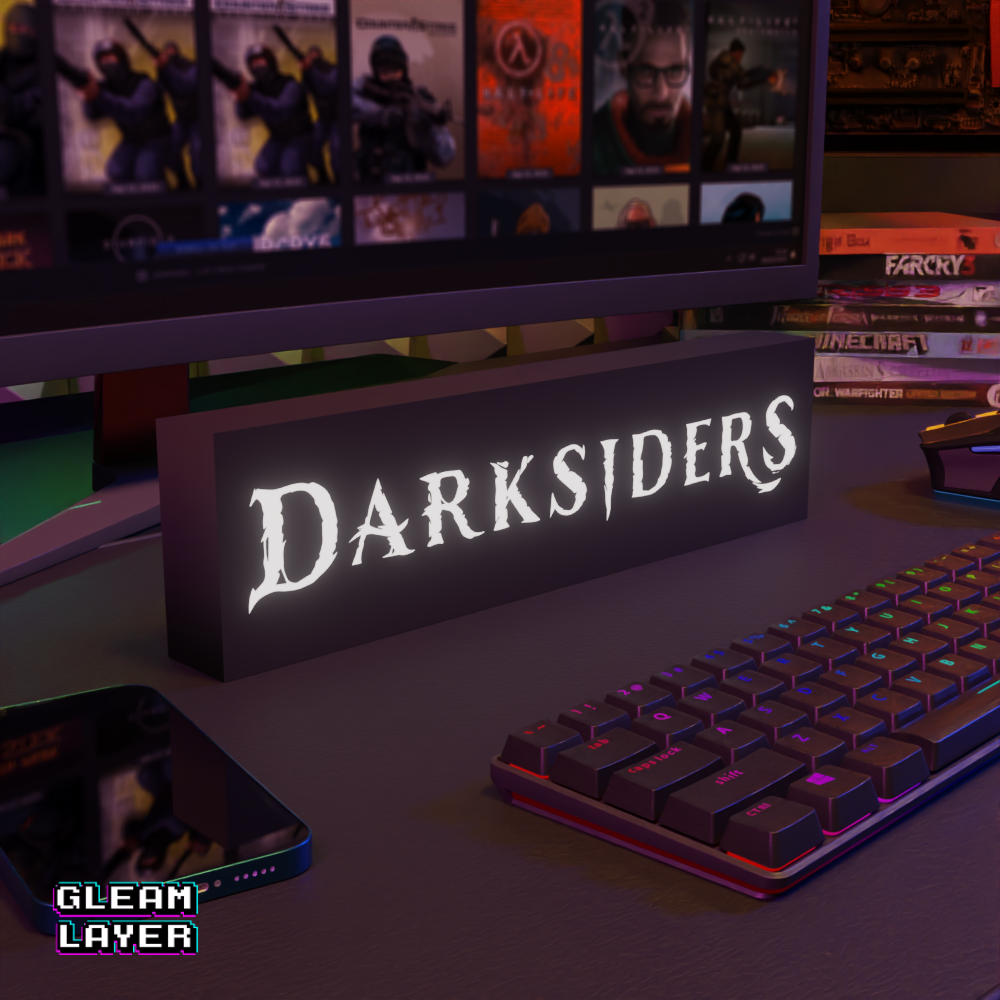 Darksiders Led Gaming RGB Light Sign