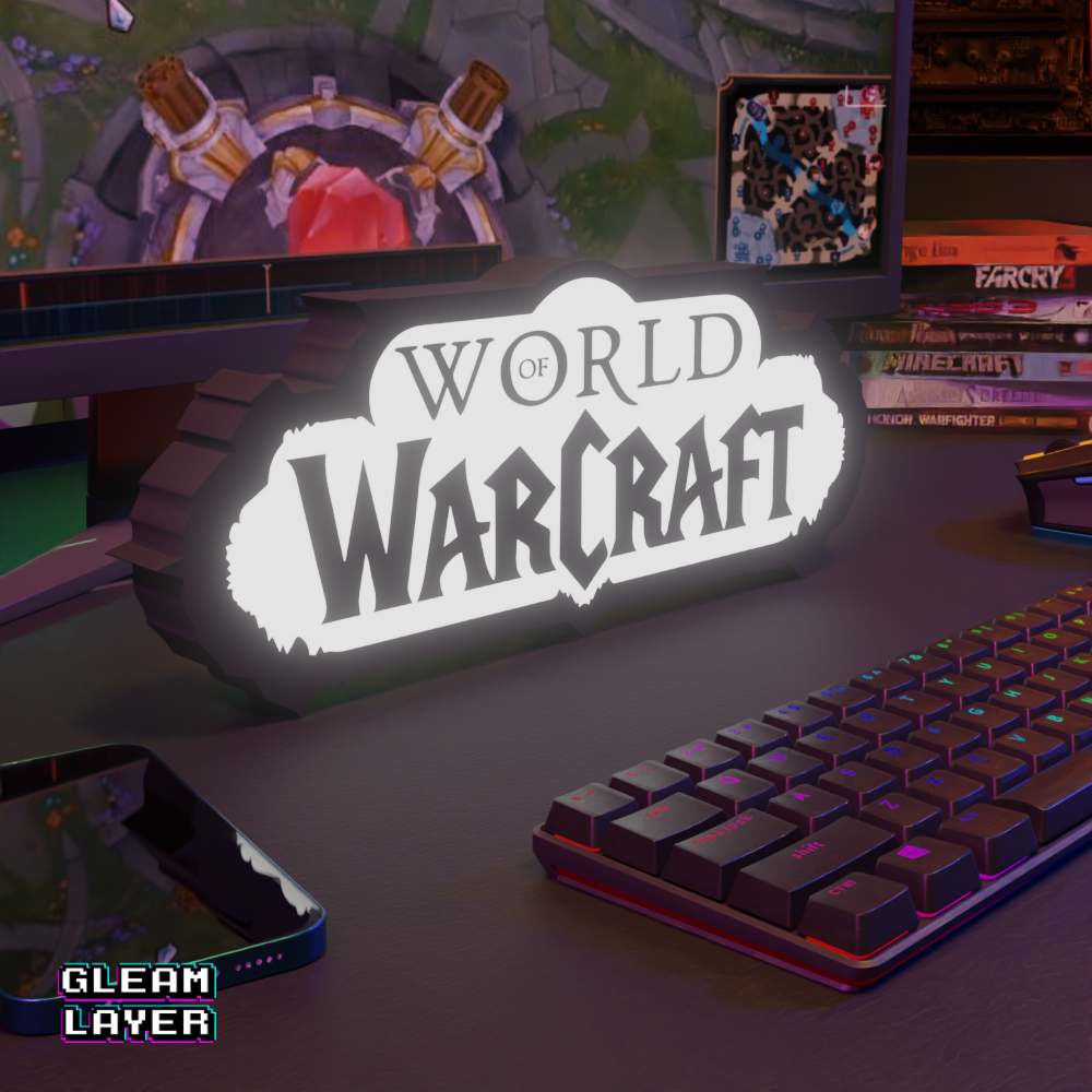 LED-Gaming-Lichtschild „World of Warcraft“