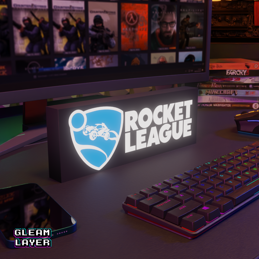 Rocket League Led Gaming Light Sign