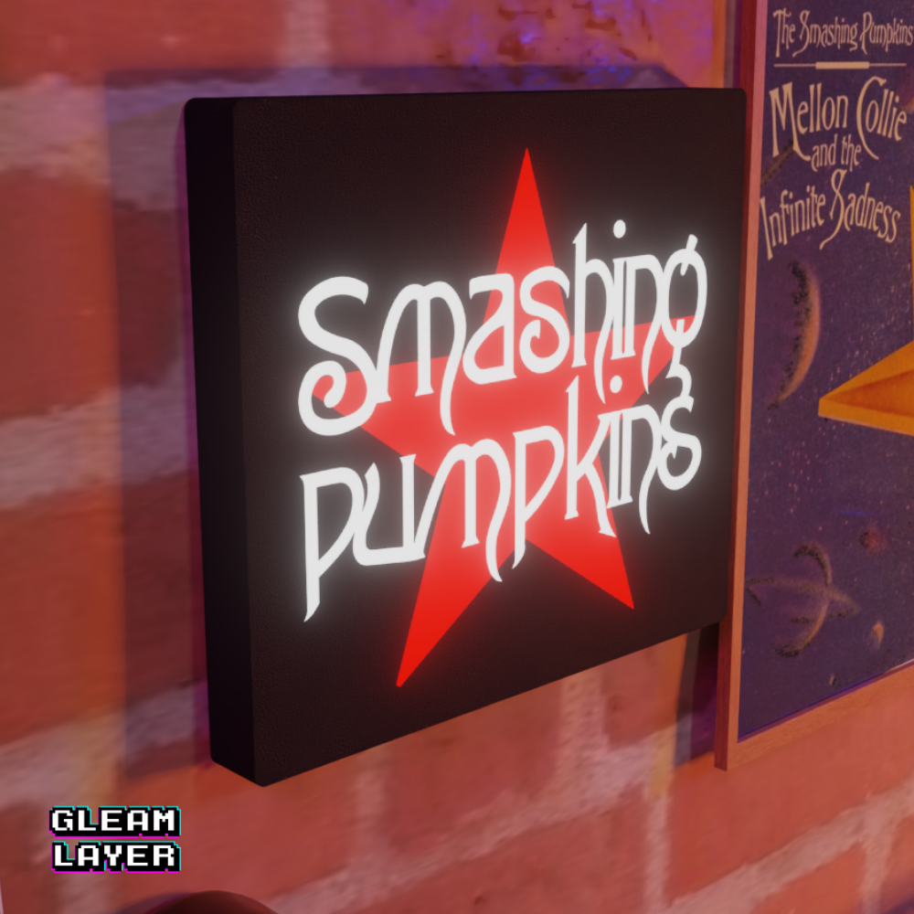 Smashing Pumpkins Band Led RGB Light Sign