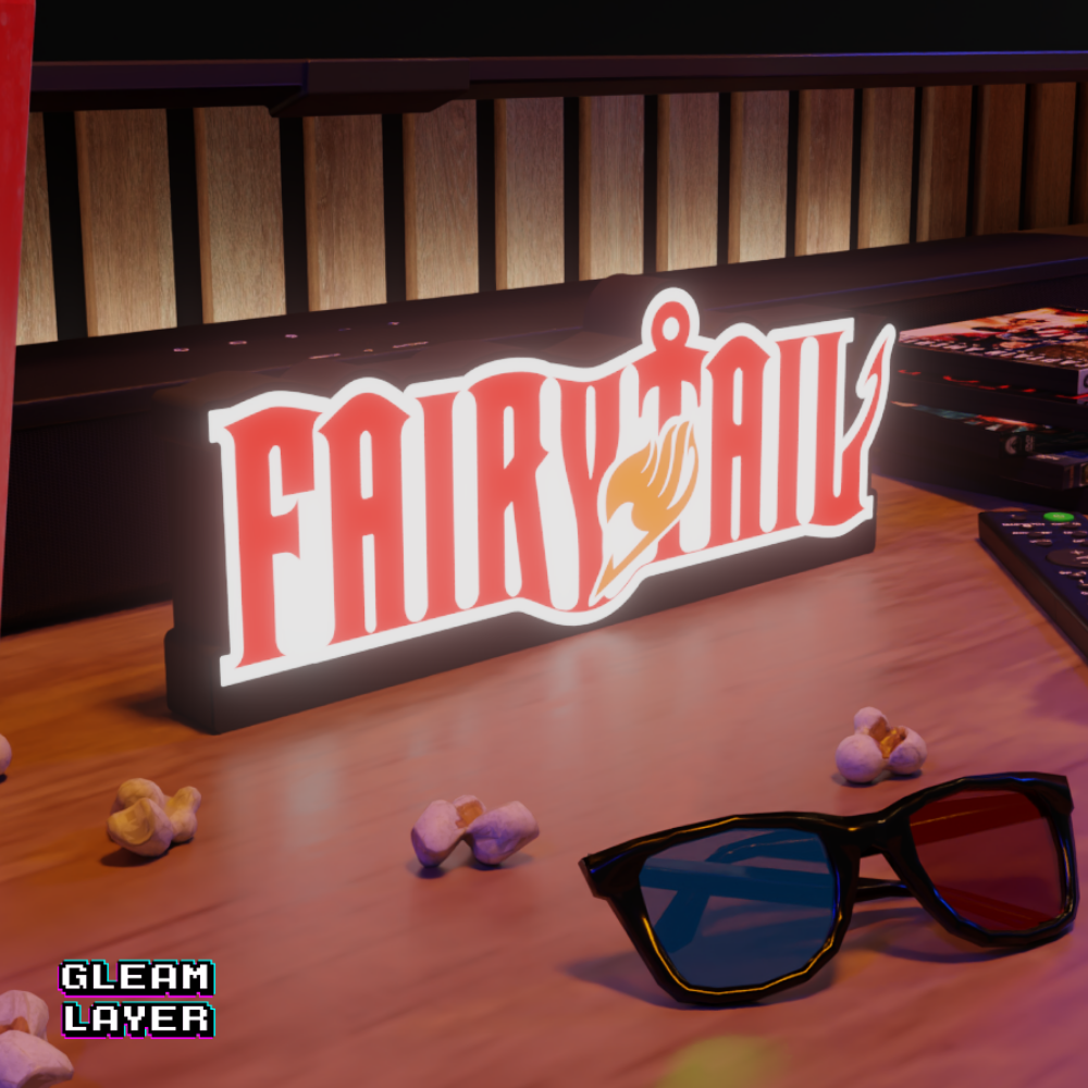 Fairy Tail Japanese Manga Led Light Sign