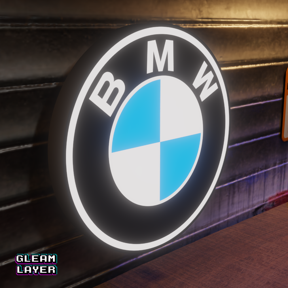 BMW Logo Led RGB Light Sign
