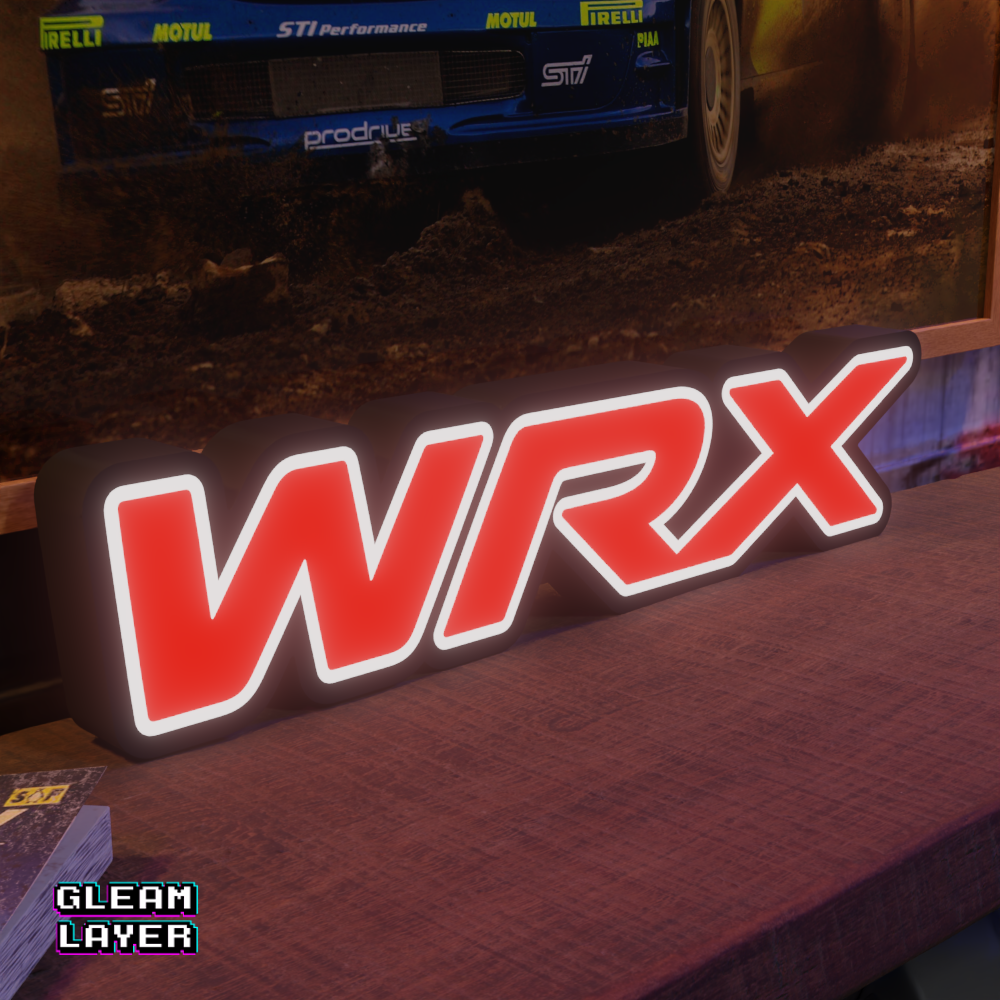 Subaru WRX Logo Led RGB Light Sign