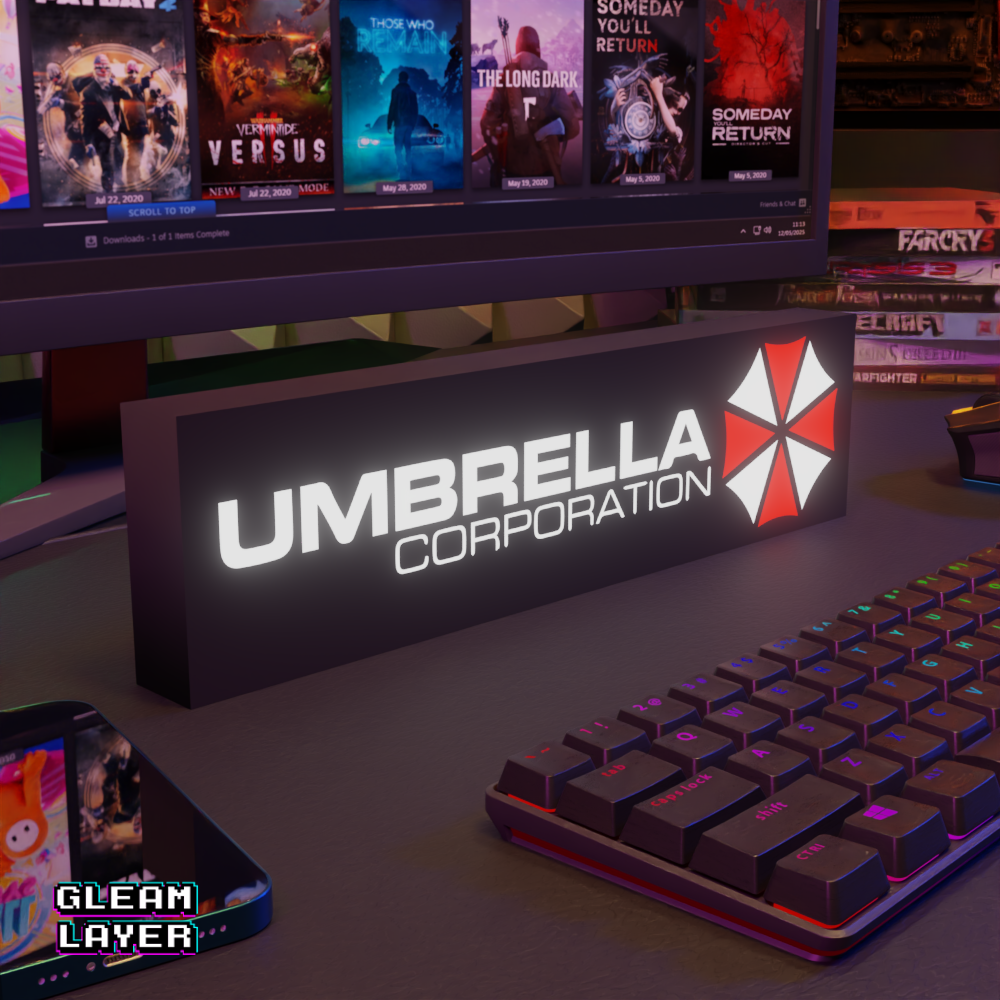 UMBRELLA CORP Led Gaming Light Sign