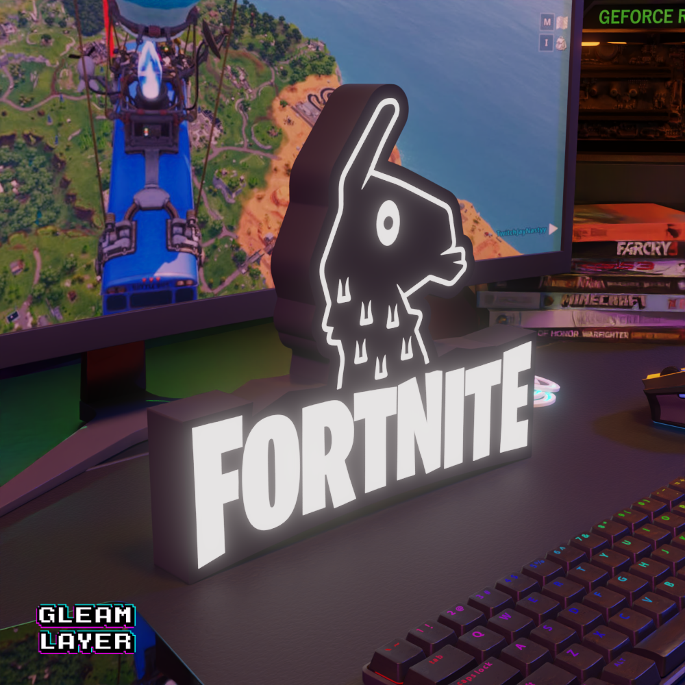 Fortnite Loot Lama Led Gaming Light Sign