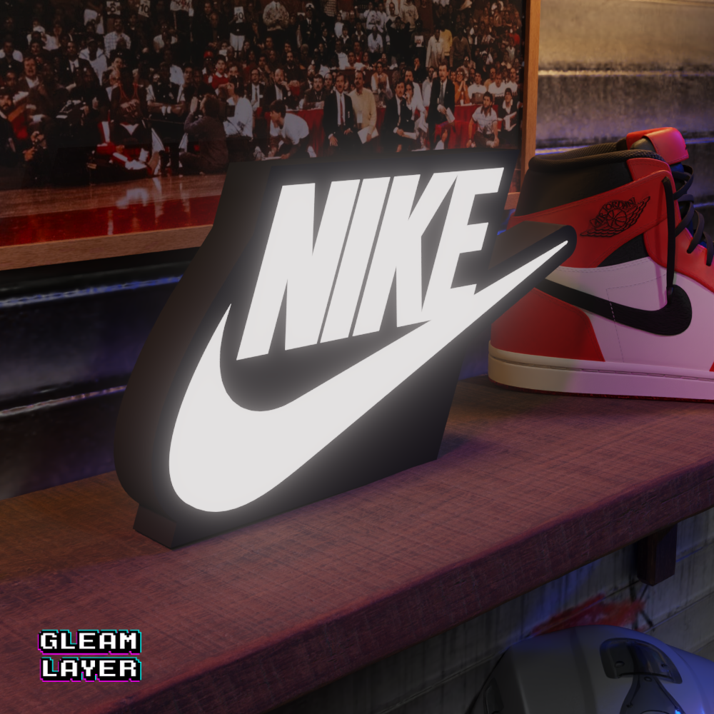 Nike Logo Led Lightbox Rgb Light Sign