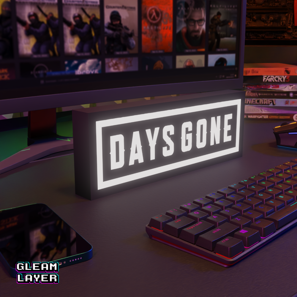 Days Gone Led Gaming Light Sign