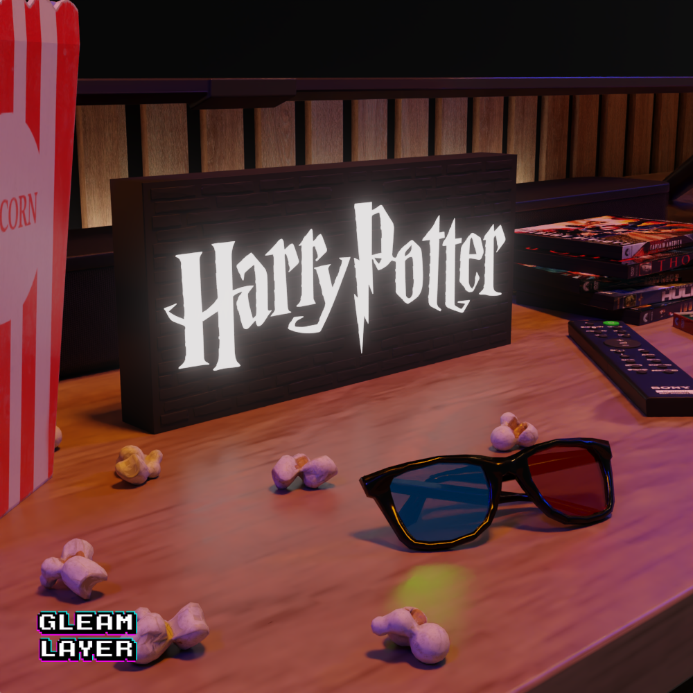 Harry Potter Led Light Rgb Sign